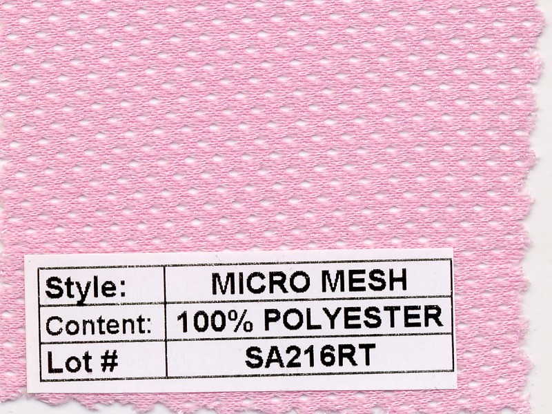 Micro Mesh 100% Polyester